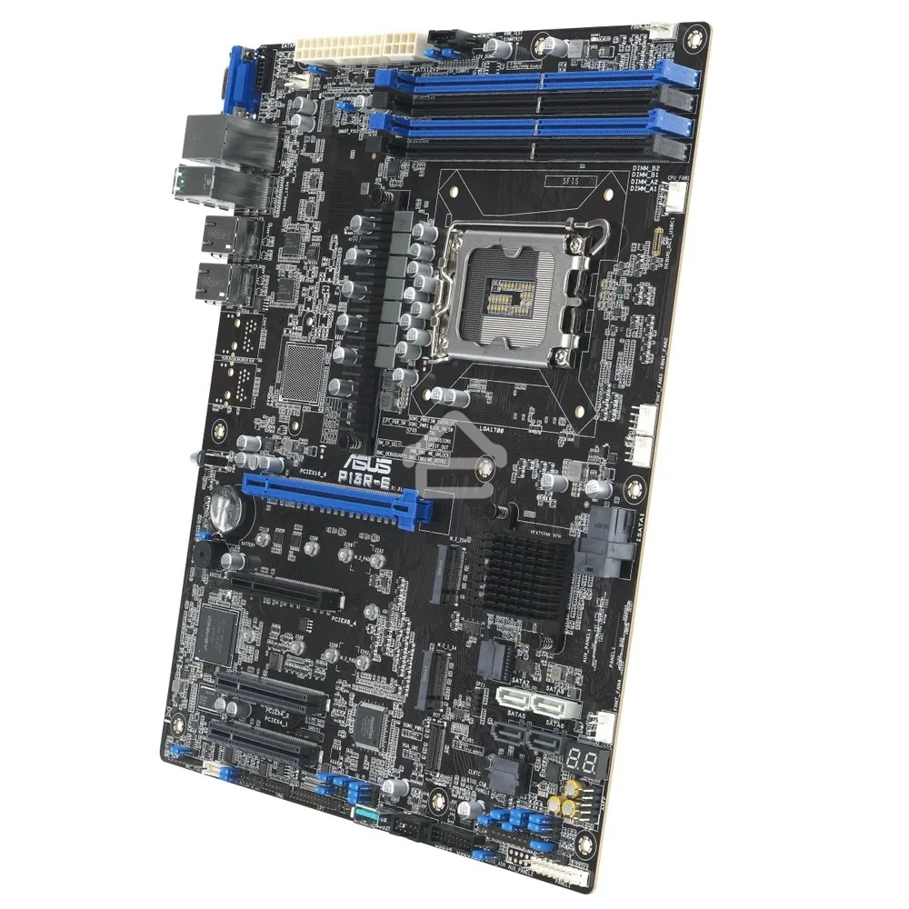Серверная материнская плата ASUS P13R-E, LGA 1700, Intel C266, 4xDDR5 ECC, 8xSATA, 2xM.2, 1xPCI-E 5.0 x16, 3xPCI-E x8, 2x1Gb LAN, 4xUSB-A 3.2 Gen 2, 2xUSB-A 2.0, 1xVGA, SSI-EEB