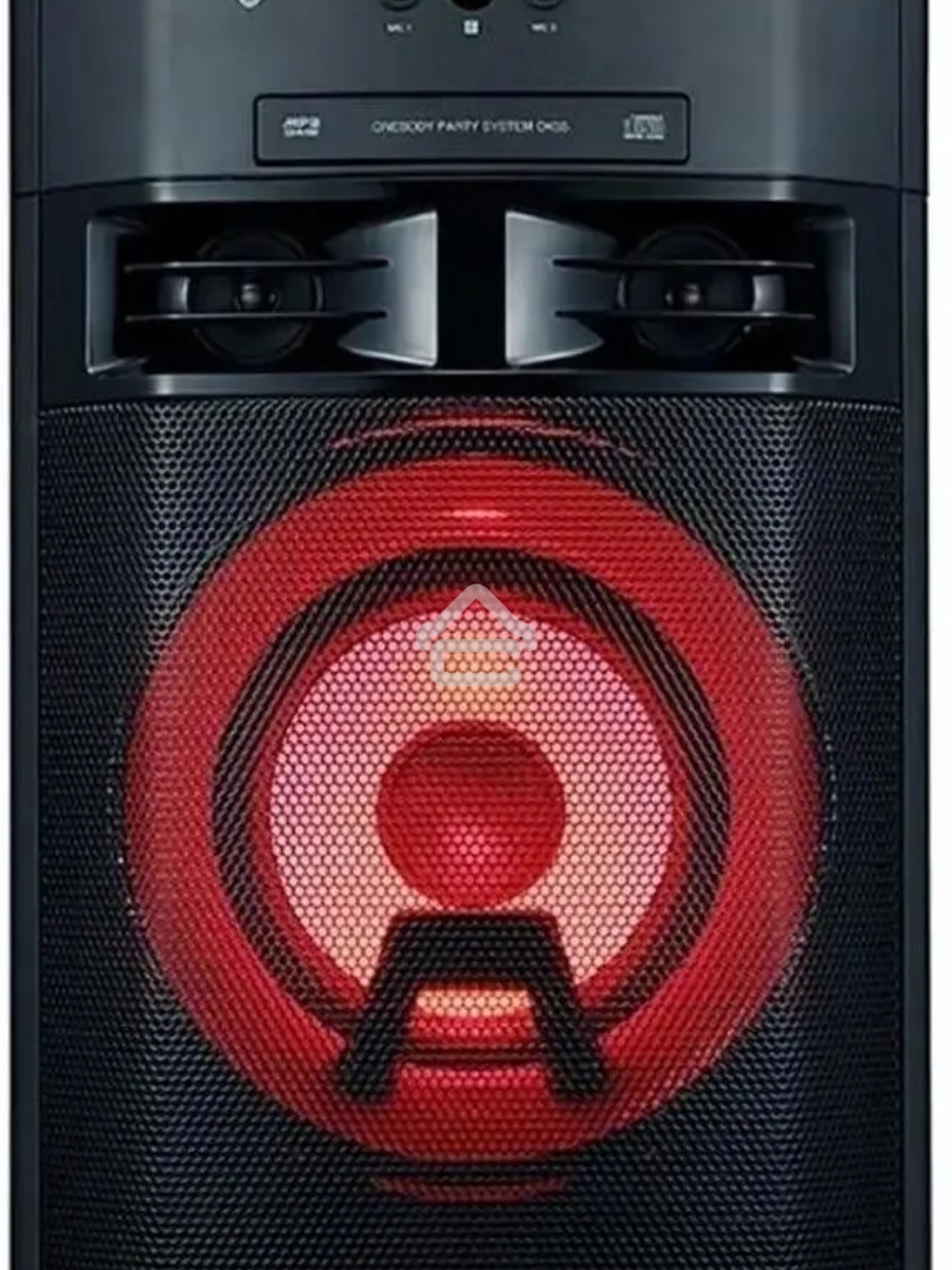 Мини-система LG OK65 X-BOOM -переноснаяс поддержкой караоке! Мощность 500Вт RMS, Bluetooth v.4.0/ / x2 USB / Аудио вход (3.5мм), х2 микр