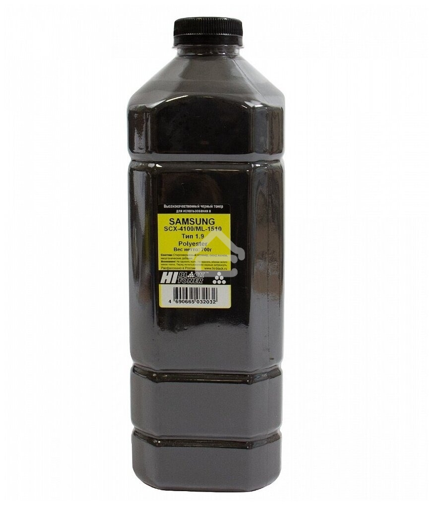Тонер Hi-Black для Samsung SCX-4100/ML-1510, Polyester, Тип 1.9, Bk, 700 г, канистра