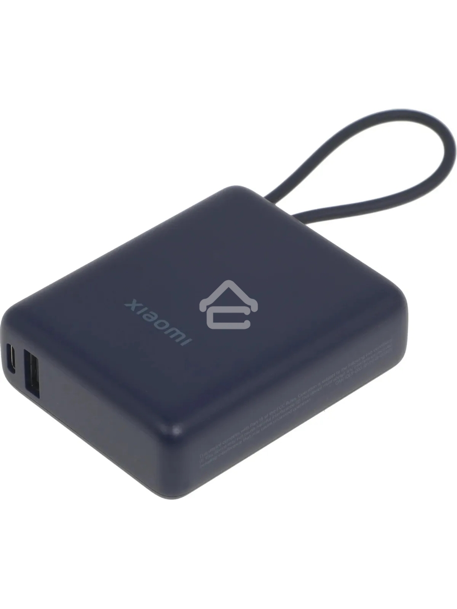 Мобильный аккумулятор Xiaomi BHR9341GL 10000mAh PD 33W 3A USB-A/USB-C синий
