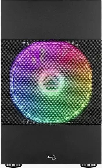 Компьютерный корпус Aerocool / Formula Atomic V1 без БП, mATX, боковое окно (закаленное стекло), черный