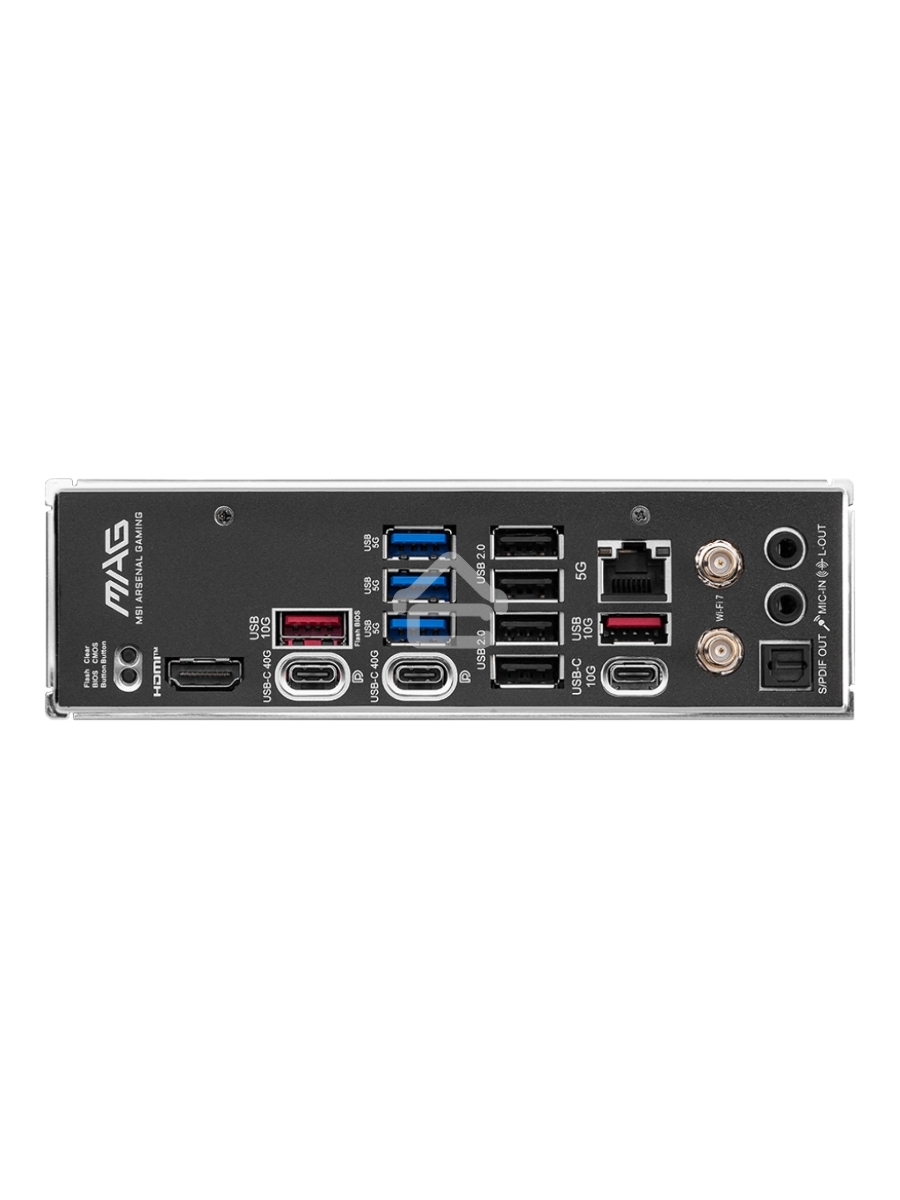 Материнская плата MSI MAG X870 TOMAHAWK WIFI, AM5, AMD X870, 4xDDR5, 4xSATA, 4xM.2, 1xPCI-E 3.0 x1, 1xPCI-E 4.0 x4, 1xPCI-E 5.0 x16, 1xHDMI, 2xUSB Type-C, 1x2.5Gb LAN, 2xUSB-A 3.2 Gen 1, 2xUSB-A 3.2 Gen 2, 2x3.5 мм, 7.1, Standard-ATX