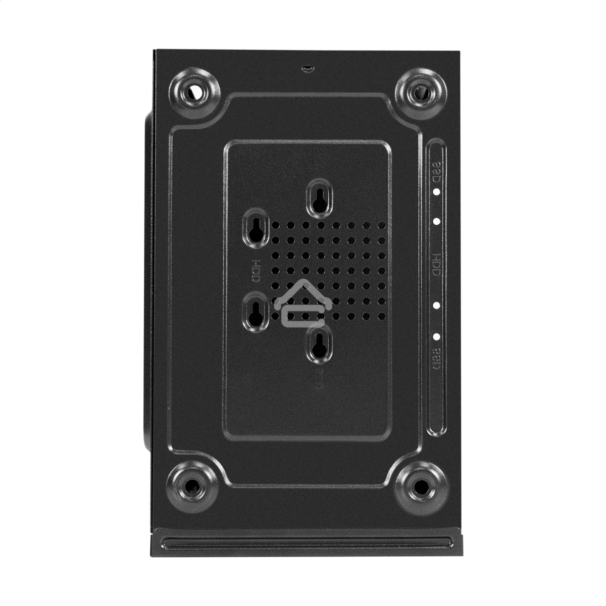 Компьютерный корпус Minitower ExeGate BAA-403-AAA350 (mATX, БП AAA350 с вент. 8см, 2*USB, HD Audio, черный)