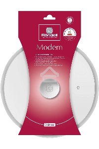 Крышка Rondell Modern RDA-1738, 24см, руч.серый