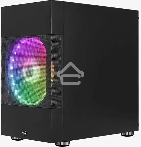 Компьютерный корпус Aerocool / Formula Atomic V1 без БП, mATX, боковое окно (закаленное стекло), черный