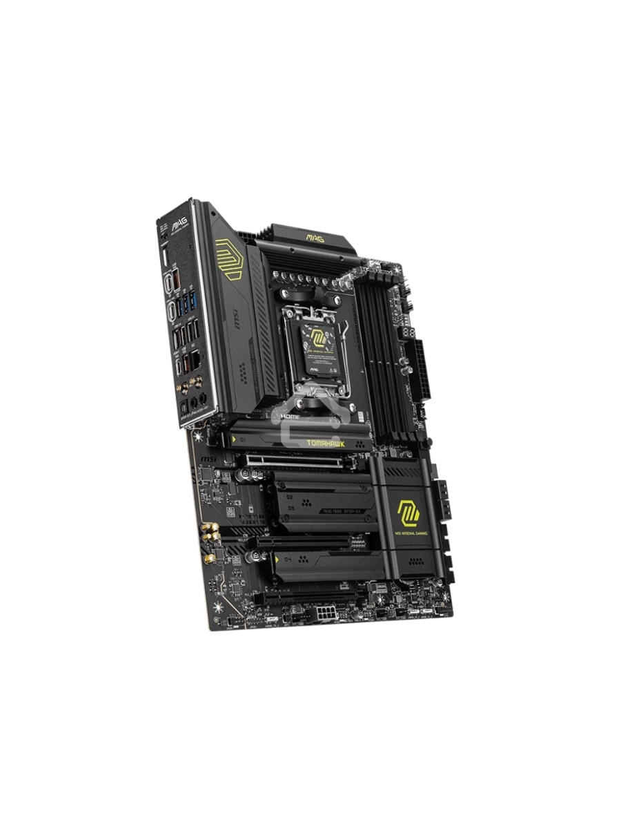 Материнская плата MSI MAG X870 TOMAHAWK WIFI, AM5, AMD X870, 4xDDR5, 4xSATA, 4xM.2, 1xPCI-E 3.0 x1, 1xPCI-E 4.0 x4, 1xPCI-E 5.0 x16, 1xHDMI, 2xUSB Type-C, 1x2.5Gb LAN, 2xUSB-A 3.2 Gen 1, 2xUSB-A 3.2 Gen 2, 2x3.5 мм, 7.1, Standard-ATX