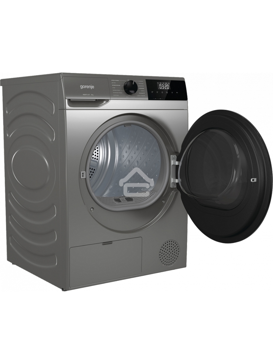 Сушильная машина Gorenje D2HNA92/C серый, 9 кг, сушка - конденсационная, программ - 15, 59.5 x 84.5 x 66 см