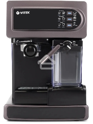 Кофеварка рожковая Vitek VT-1517 VT фиолетовый, исп. кофе - молотый, 1.65 л, 1238 Вт, 15 Бар