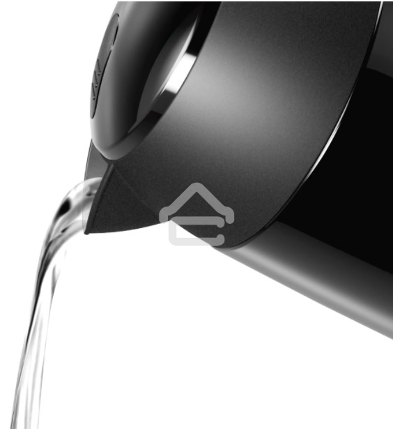 Чайник электрический Bosch TWK3P423 1.7 л, 2400 Вт, черный (корпус: нержавеющая сталь)