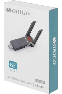 Сетевой адаптер Wi-Fi Origo OW1800M, AX1800, USB 3.0, (ант.внеш.несъем.) 2ант.