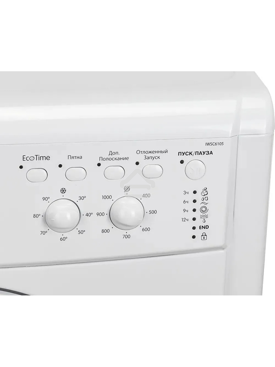 Стиральная машина Indesit IWSC 6105 белый, загрузка фронтальная 6 кг, 1000 об/мин., класс: А