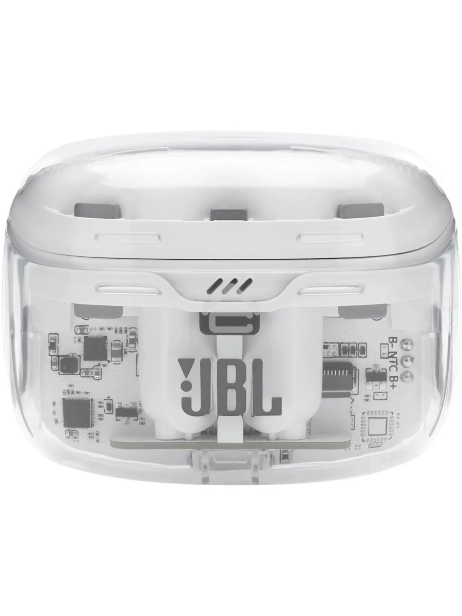 Гарнитура вкладыши JBL Tune Beam Ghost белый беспроводные bluetooth в ушной раковине (JBLTBEAMGWHTAS)