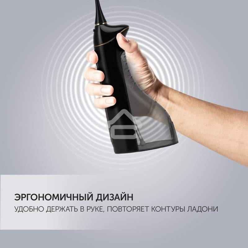 Ирригатор Polaris PWF 0201 портатив. импульсн. 5насад. черный