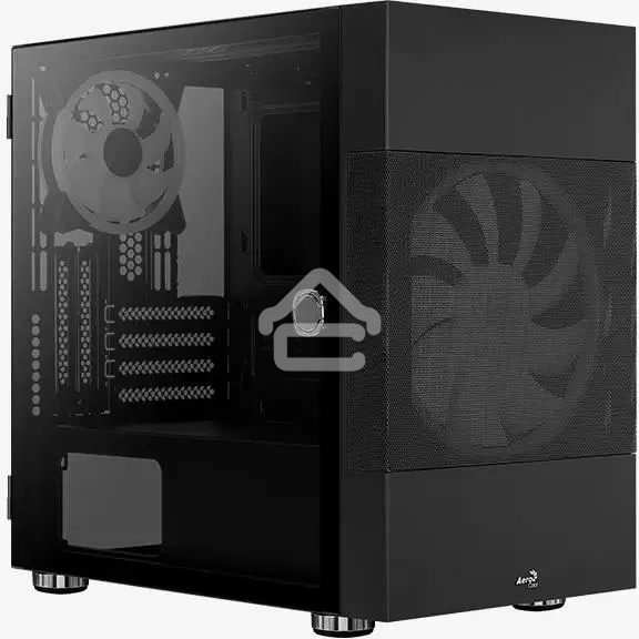 Компьютерный корпус Aerocool / Formula Atomic V1 без БП, mATX, боковое окно (закаленное стекло), черный