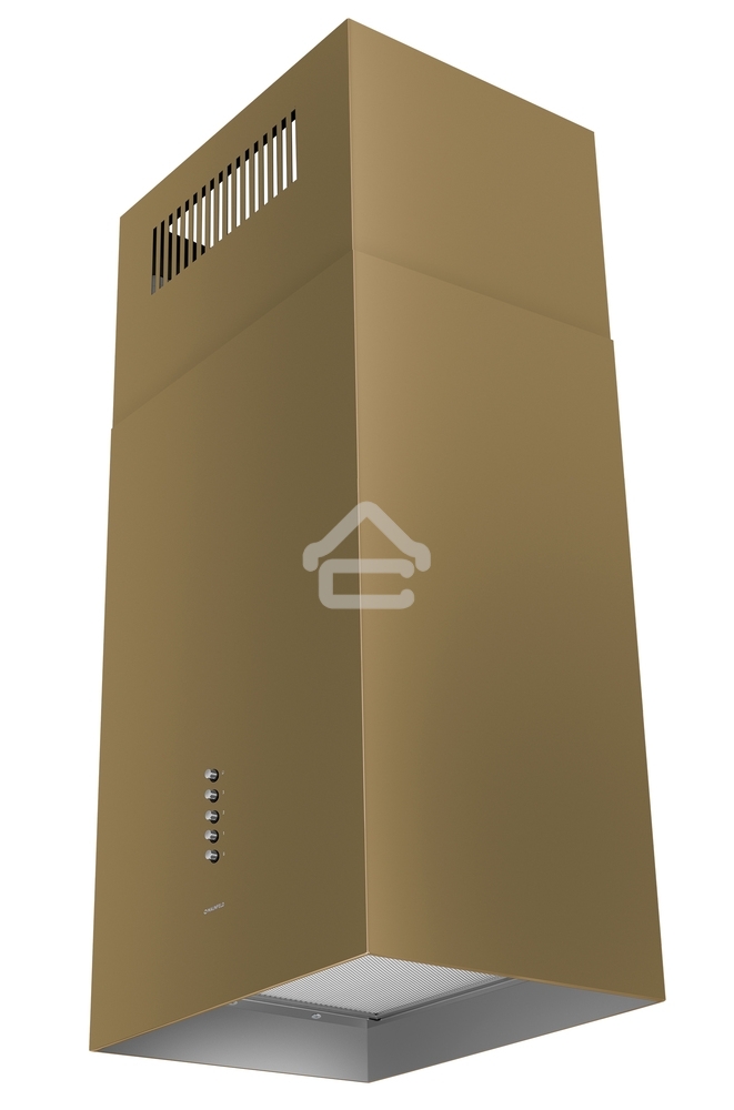 Вытяжка пристенная островная Maunfeld Bath Isla 401 золотой, 40 см, 1150 куб. м/ч, 52 дБ