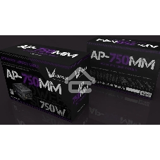 Блок питания Aerocool/Formula ATX 750W AP-750ММ 80 PLUS WHITE (20+4pin) APFC 120мм fan 6xSATA RTL