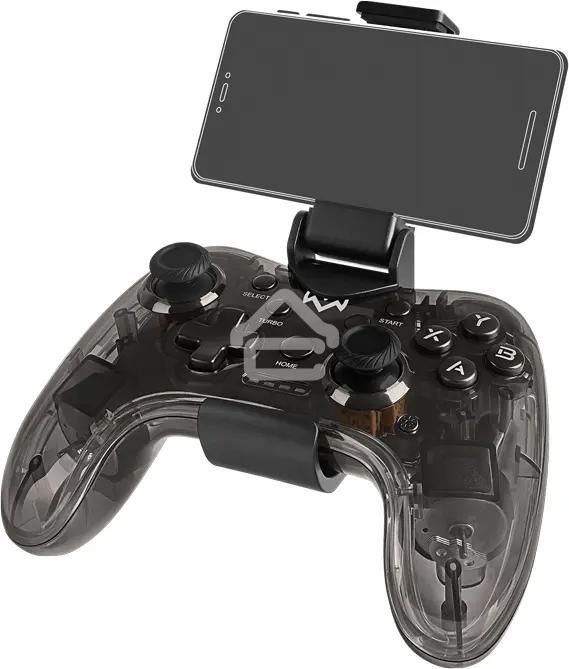 Геймпад Sven GC-5050 черный Bluetooth Беспроводной виброотдача обратная связь (в компл.:держатель для смартфона/кабель USB) (SV-016029)