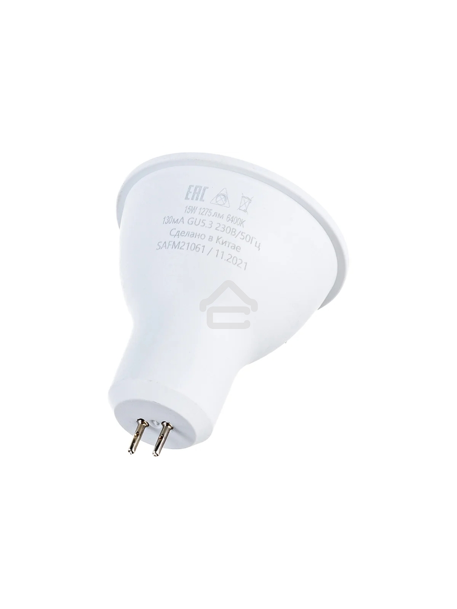 Лампа светодиодная SAFFIT SBMR1615 (55226) 15 вт 230в GU5.3 дневной