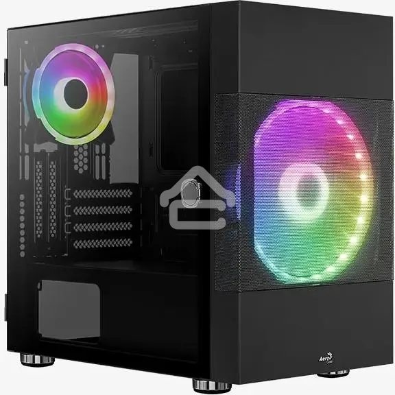 Компьютерный корпус Aerocool / Formula Atomic V1 без БП, mATX, боковое окно (закаленное стекло), черный