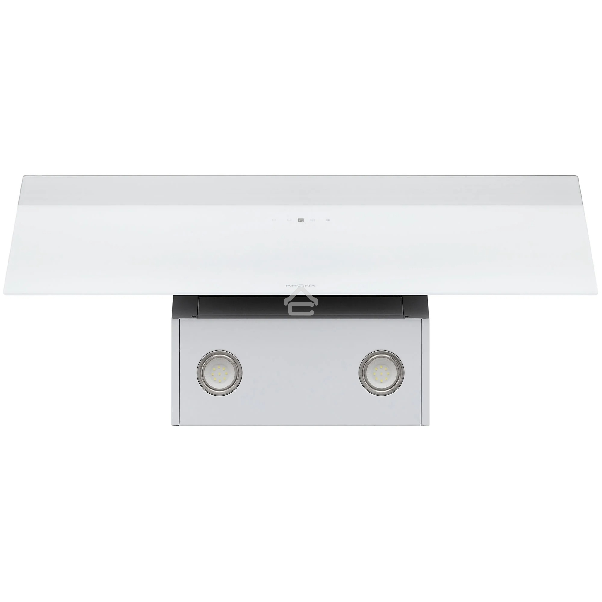 Вытяжка наклонная KRONA Kristen A 900 белая S, 89.5 см, 1050 куб. м/ч, 65 дБ