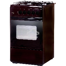 Плита газовая Лада Nova RG 24040 B коричневый, конфорок 4 шт, духовка 50 л, 50 см x 85 см x 60 см