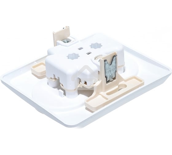 Розетка 2-м СП Этюд 16А IP20 без заземл. бел. SchE PC16-005B