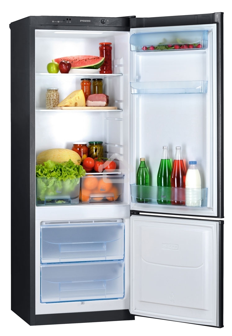 Холодильник Pozis RK-102 графит двухкамерный 188/57 л морозилка снизу