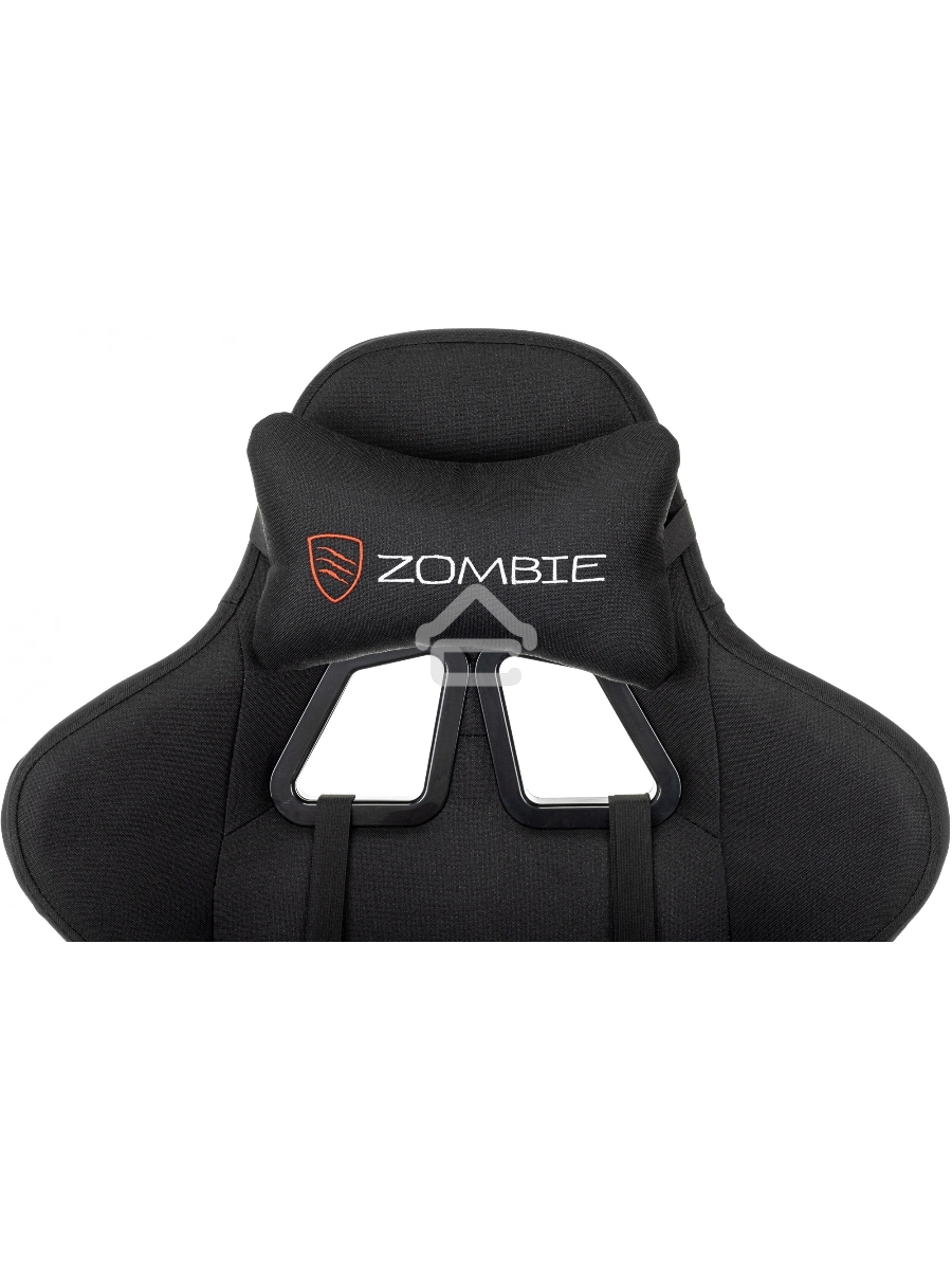 Кресло игровое Zombie 2 Neo Black черный, крестов. пластик