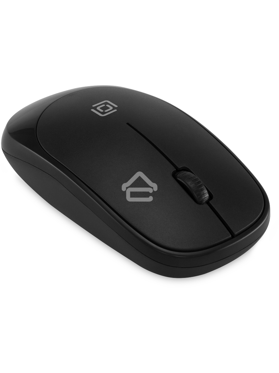 Клавиатура + мышь Оклик S255W клав:черный мышь:черный USB беспроводная Multimedia (1909361)