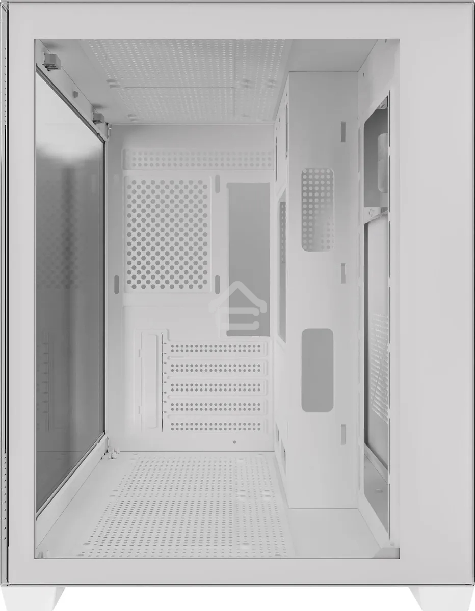 Компьютерный корпус Accord ACC-ZMS03W белый без БП mATX 3x120мм 1xUSB2.0 1xUSB3.0 1xUSB3.1 audio