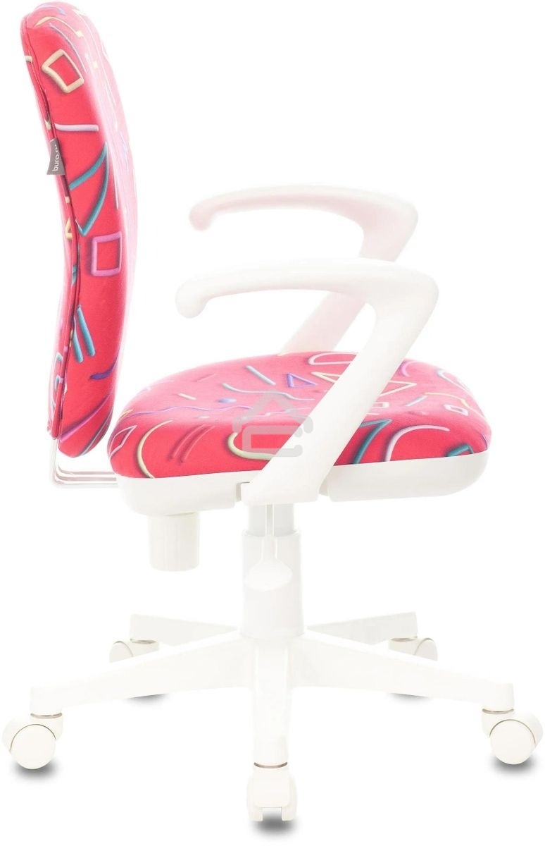 Кресло детское Бюрократ KD-W10AXSN малиновый Sticks 05 крестовина пластик пластик белый