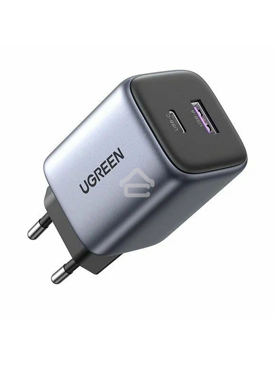 Сетевое зарядное устройство UGREEN CD350 (15539) Nexode 35W USB-A - USB-C Wall Charger EU Цвет:серый 