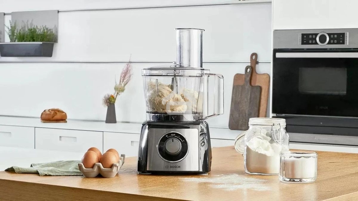 Кухонный комбайн Bosch MCM3501M 800 Вт, Скорости: 2, Блендер 1 л, Чаша 2.3 л, Цвет черны/серебристый