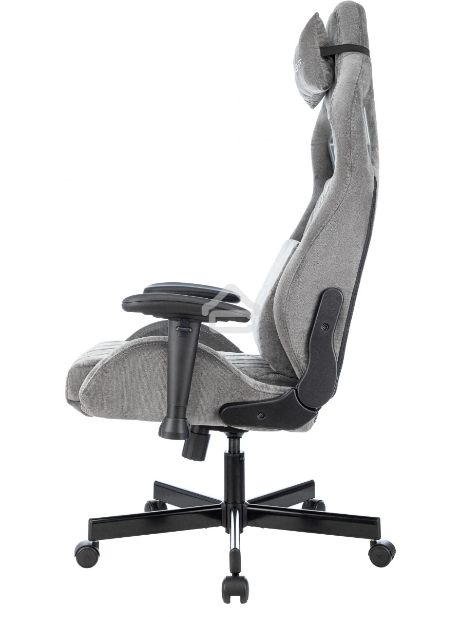 Кресло игровое Knight Outrider серый Light-19 крестов. металл