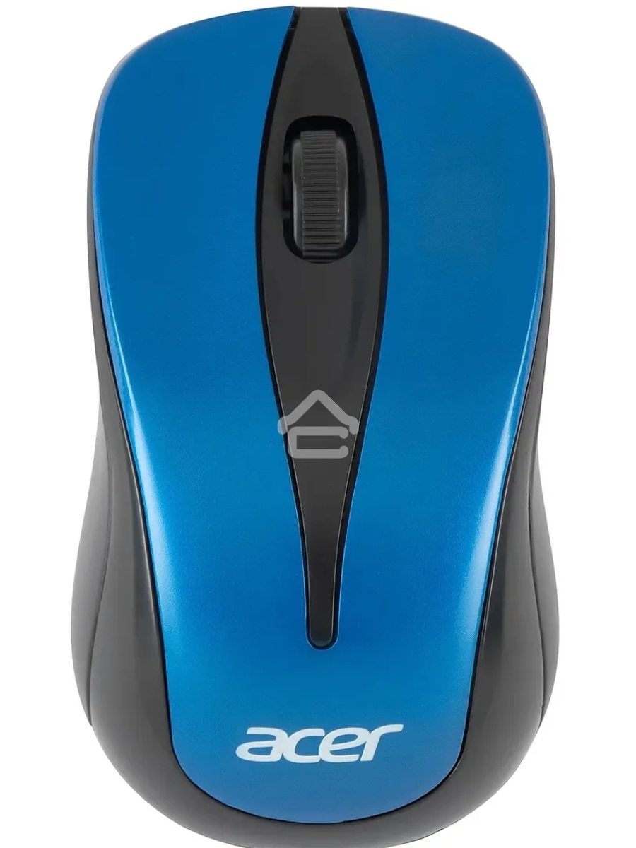 Мышь беспроводная Acer OMR132 синий/черный, 1000 dpi, радиоканал, USB, кнопки - 3