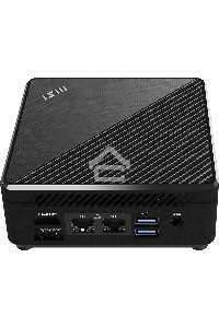 Неттоп MSI Cubi N ADL-019RU slim N-series N100 (0.8) 4Gb SSD128Gb UHDG Windows 11 Professional 2xGbitEth WiFi BT 65W черный (9S6-B0A911-220)