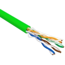 Кабель информационный Rexant cat.5e U/UTP 4 пары 24AWG нг(А)-LSLTx внутренний 305м зеленый