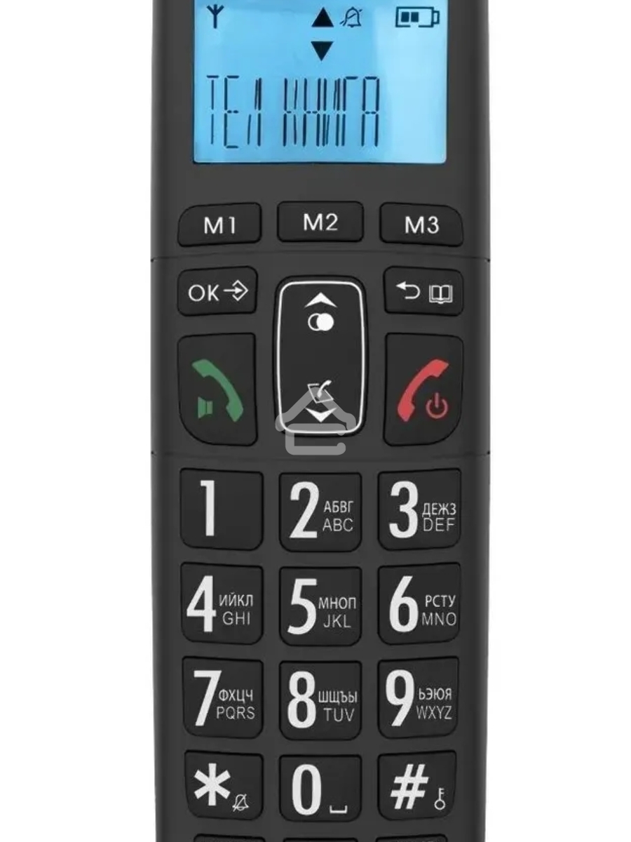 Р/Телефон Dect Decross DC1013 черный АОН