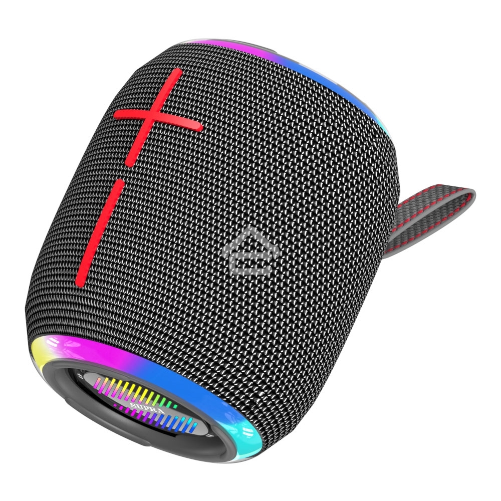 Колонка портативная Supra BTS-515 черный 20W 1.0 BT/3.5Jack/USB 10м 2400mAh