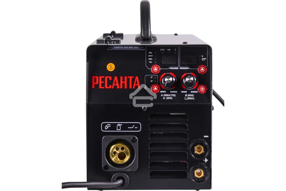 Сварочный аппарат инверторный полуавтоматический Ресанта САИПА-200 65/9