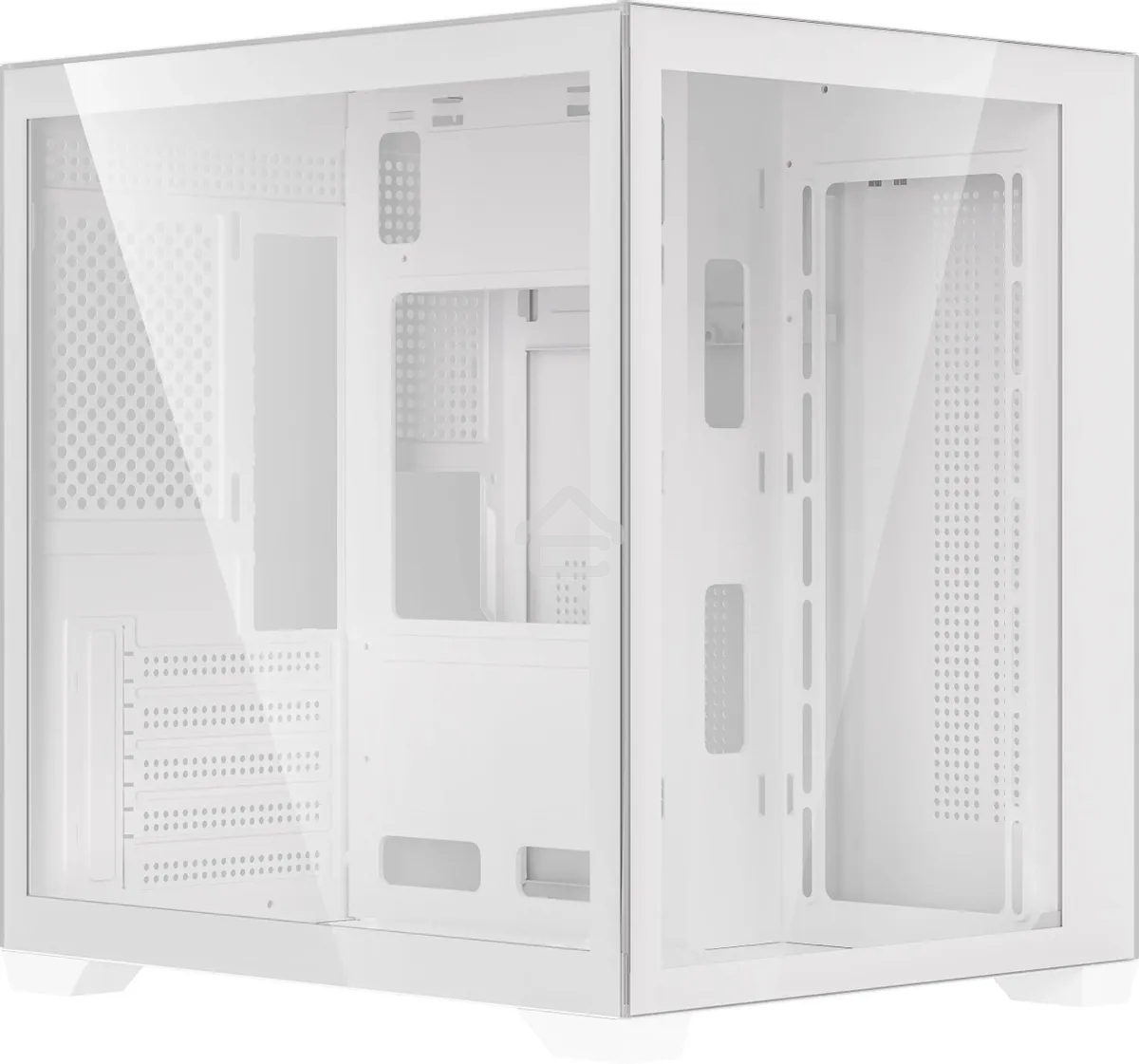 Компьютерный корпус Accord ACC-ZMS03W белый без БП mATX 3x120мм 1xUSB2.0 1xUSB3.0 1xUSB3.1 audio