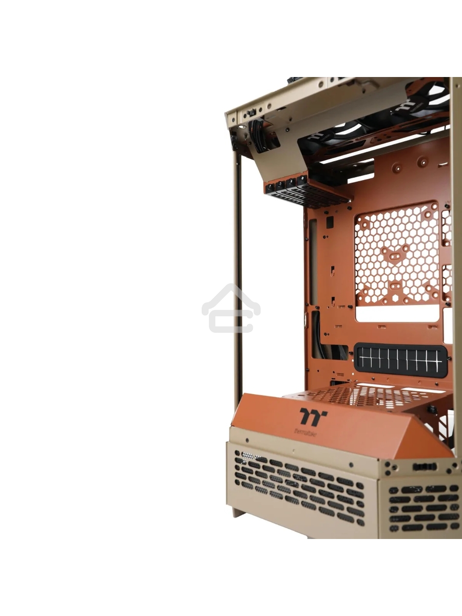 Корпус Thermaltake The Tower 300 Gravel Send коричневый без БП mATX 8x120mm 6x140mm 2xUSB3.0 audio bott PSU