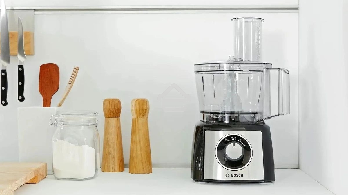 Кухонный комбайн Bosch MCM3501M 800 Вт, Скорости: 2, Блендер 1 л, Чаша 2.3 л, Цвет черны/серебристый
