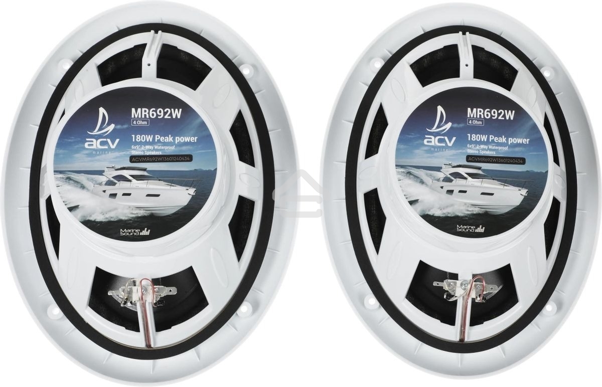Колонки автомобильные ACV Marine MR692 90Вт 91дБ 16.5 см (6 1/2дюйм) (ком.: 2 кол.) коаксиальные двухполосные