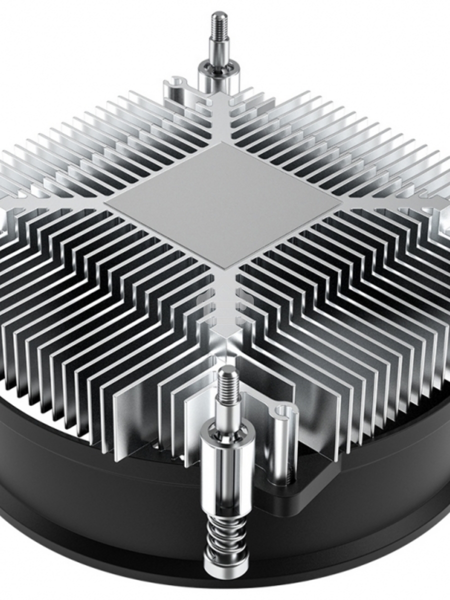 Кулер ID-COOLING DK-17 PWM серебристый/черный 92мм алюминий 2200rpm 26db 4-pin 65W 42мм