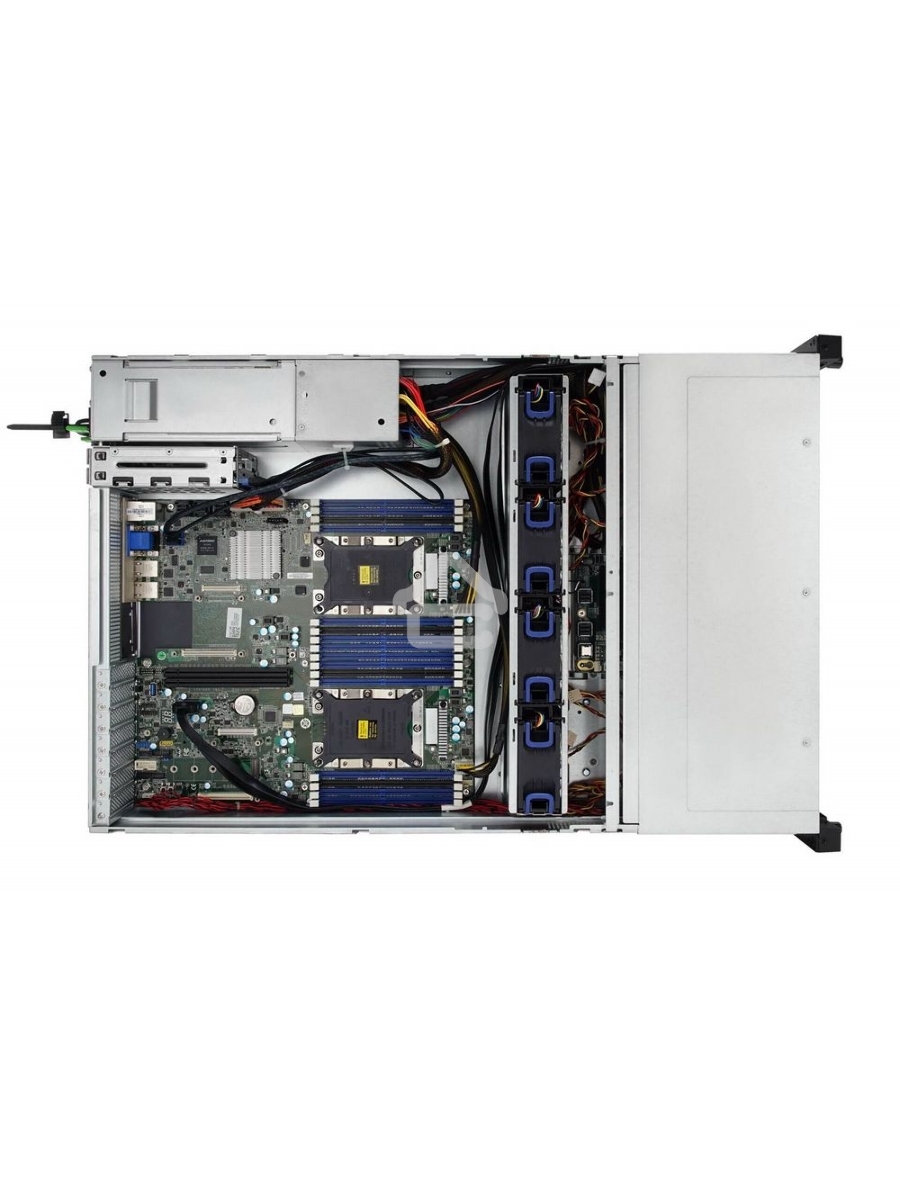 Компьютерный корпус InWin IW-RS224-07 SLIMSAS BP 1200W*2/PDB/FAN 8038mm*4/ SLIMSAS*8 + SAS3 expander BP + rear 2.5