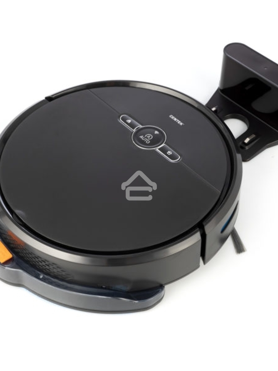 Робот-пылесос Centek CT-2702 черный, 4400 мAч Li-ion, уборка сухая/влажная, пылесборник контейнер 0,6 л