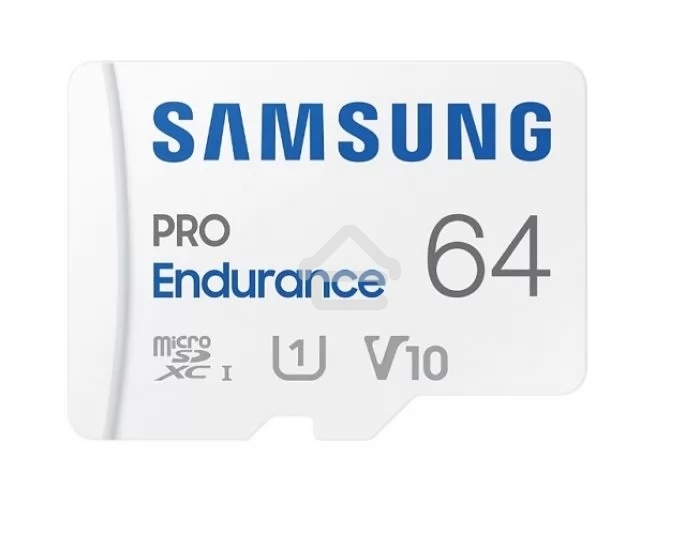 Флеш карта microSDXC 64GB Samsung PRO Endurance (для видеорегистратора) Class 10, UHS-I, W 30 МБ/с, R 100 МБ/с, <MB-MJ64KA/APC> адаптер на SD