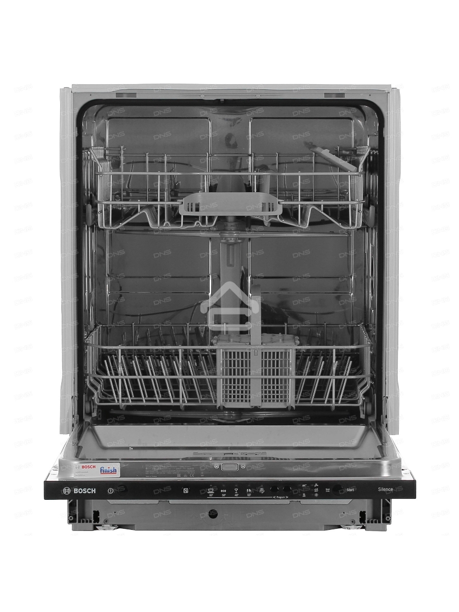 Встраиваемая посудомоечная машина Bosch SMV25BX03R, черный, 59.8 см, 12 компл., 50 дБ, класс A