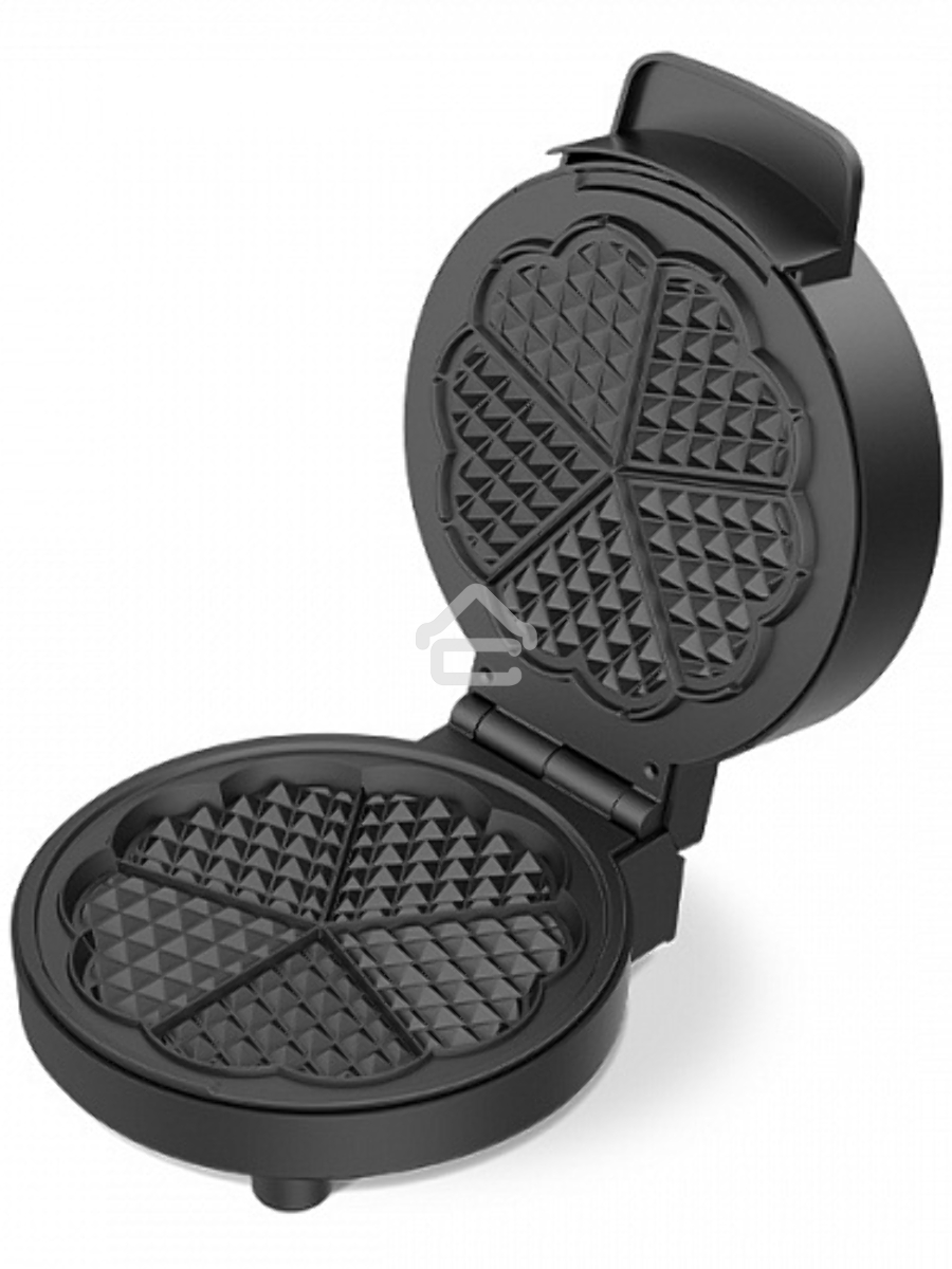 Прибор для выпечки BQ ST1010 черный/стальной, WAFFLE. Мощность: 1000 Вт, регулировка температуры от 40 до 230 °С, приготовление 5 вафель одновременно, антипригарное покрытие панелей Non-Stick PRO, равномерный нагрев, теплоизолированная ручка, противосколь